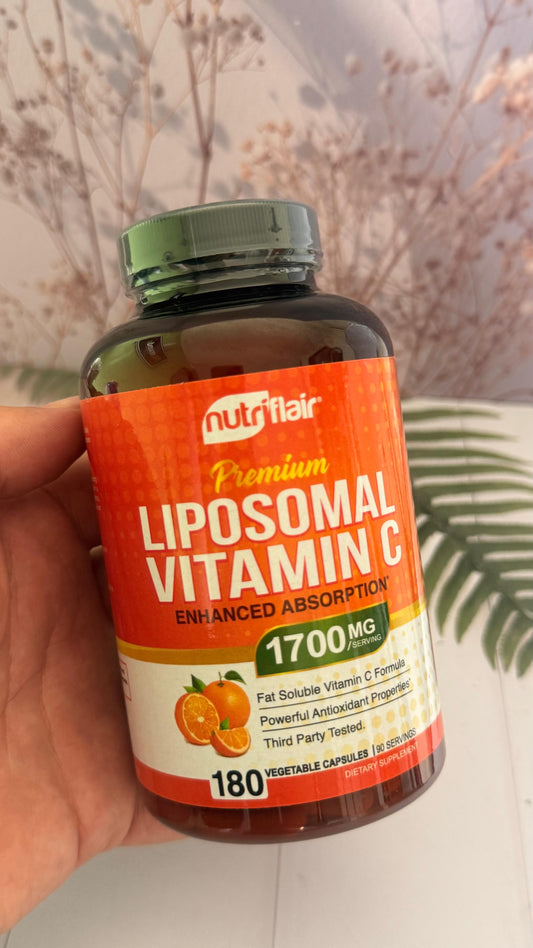 NutriFlair Vitamina C liposómica | 1700mg | 180 cápsulas