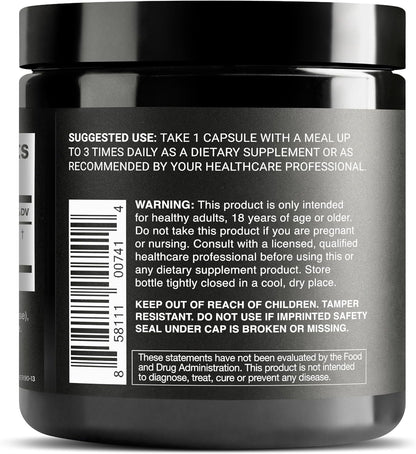 Berberina HCl de Los Himalayas - Extracto Concentrado 100:1 - Toniiq Ultra Alta Potencia - Berberina HCl 97% Probada en Laboratorio