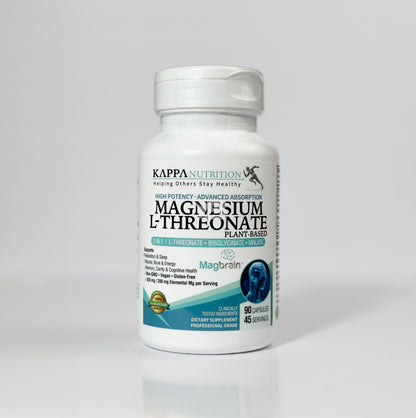 Magbrain™ Magnesio L-treonato a base de plantas con Bisglicinato & Malato, Kappa Nutrition