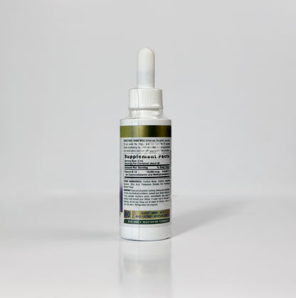 B12 Vitamina Carlyle Gotas líquidas sublinguales | 10,000 mcg | 2 fl oz |