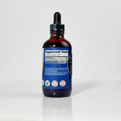 Vitamina B12 (Metilcobalamina) Gotas líquidas (5,000mcg) Nutricost | 3.8 Fl. Oz, orgánico USDA, certificado OTCO, apto para vegetarianos, sin OMG, sin gluten, 115 porciones
