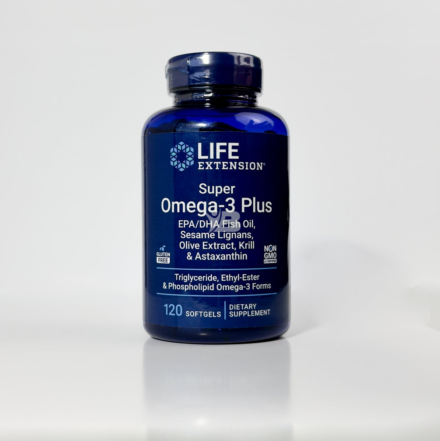 Omega-3 Plus EPA/DHA, Lignanos de Sésamo, Extracto de Oliva, Krill y Astaxantina