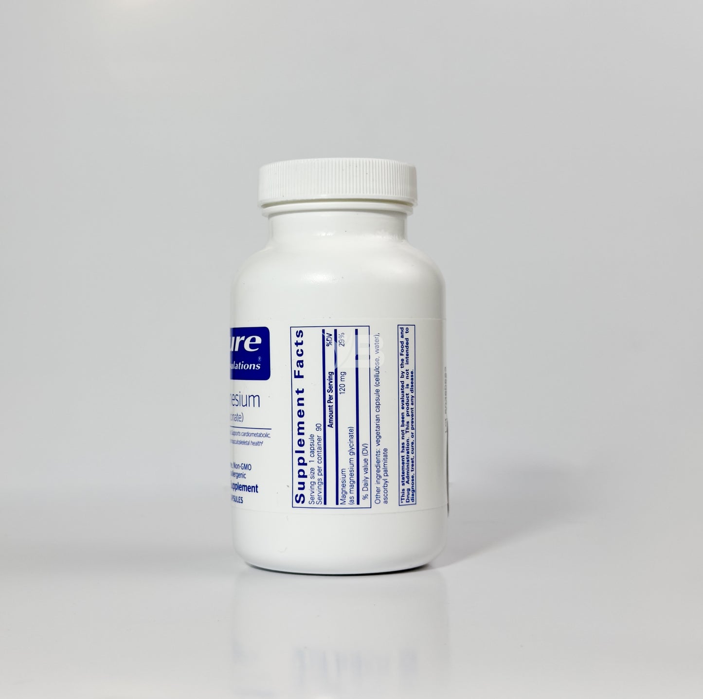 Glicinato de Magnesio | Pure Encapsulations | 90 caps