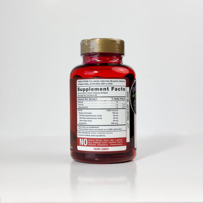Aceite de Krill Antártico 2000 mg  | Omega-3 EPA, DHA, con Astaxantina Procedente de Krill Rojo
