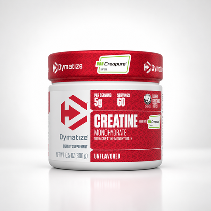 Dymatize Creatina Monohidratada Creapure®: 100 % pura, sin sabor, 60 porciones