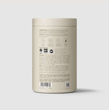 Sports Research Multi Colágeno: 5 tipos de colágeno en polvo sin sabor, 300 g