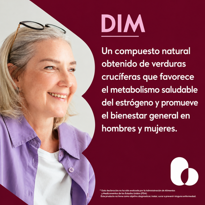 DIM (diindolilmetano) 400 mg con bioperina (120 cáps)