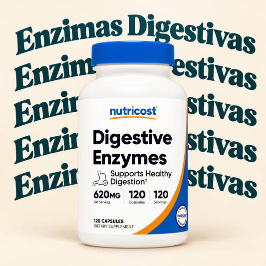 Enzimas Digestivas | Soporte Salud Digestiva Amplio Espectro | Nutricost