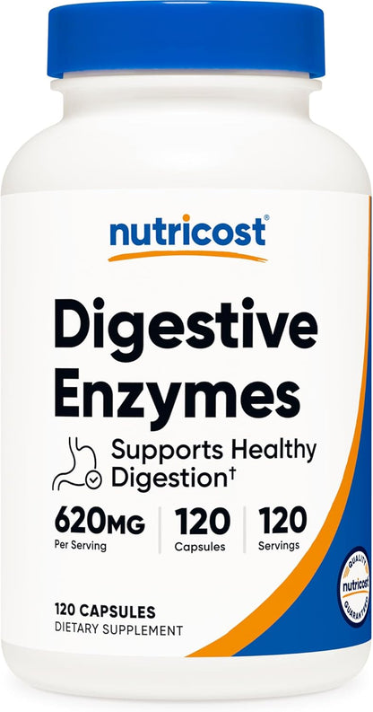 Enzimas Digestivas | Soporte Salud Digestiva Amplio Espectro | Nutricost