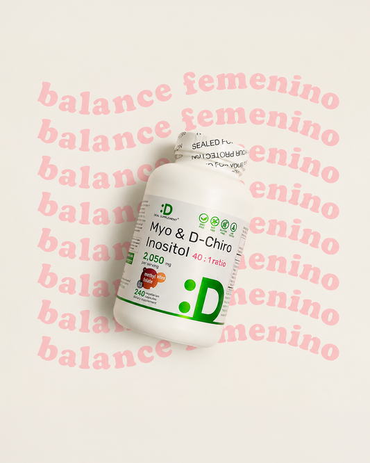 Balance Hormonal: Myo D-Chiro INOSITOL Capsulas