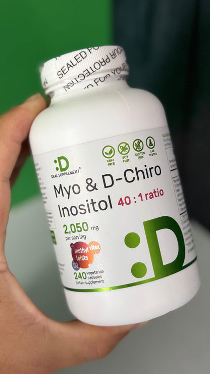 Balance Hormonal: Myo D-Chiro INOSITOL Capsulas