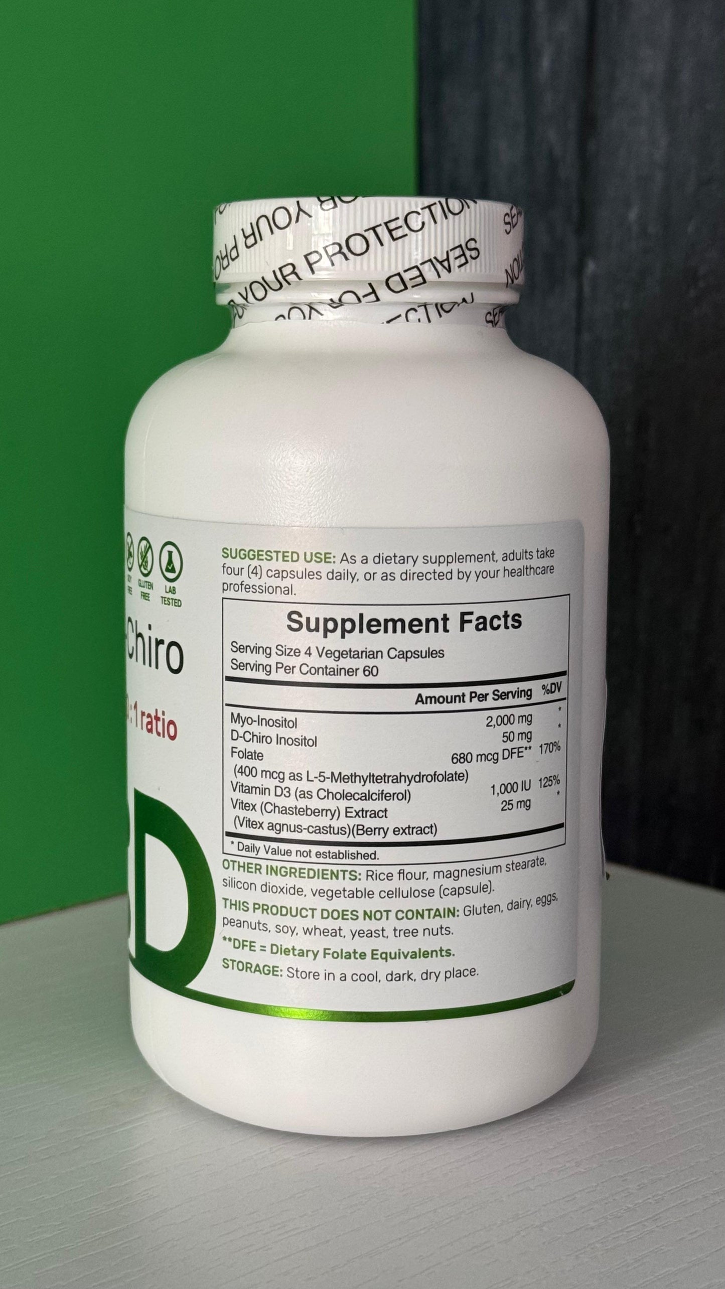 Balance Hormonal: Myo D-Chiro INOSITOL Capsulas