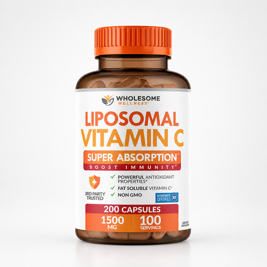 Vitamina C Liposomal Natural | 1500 mg | 200 cápsulas