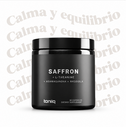 Saffron Complex – Azafrán Safr’Inside®, L-teanina, magnesio y adaptógenos | Toniiq