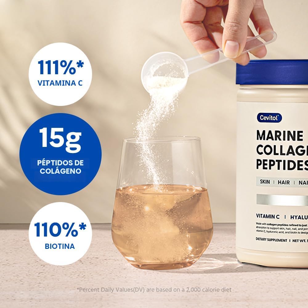 Cevitol Colágeno Marino Hidrolizado en Polvo | 100 % Original