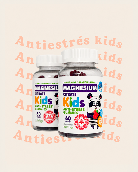 Gomitas de magnesio para niños, sin azúcar, suplemento de gomitas de magnesio calmantes para niños