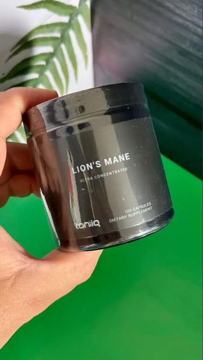 Lion's Mane Toniiq - Melena de León | Extracto 10:1 de ultra alta potencia con polisacáridos al 30% - altamente concentrado y bioactivo