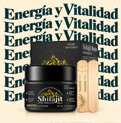 Shilajit del Himalaya en Resina 800 mg | 60 g con Ácido Fúlvico y Minerales