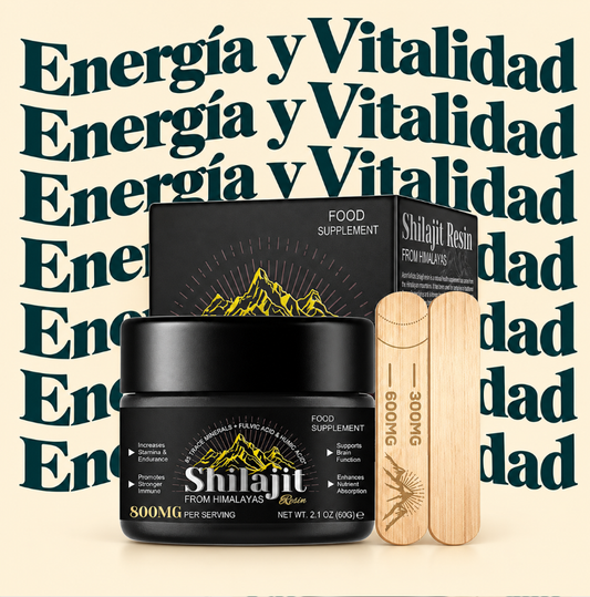 Shilajit del Himalaya en Resina 800 mg | 60 g con Ácido Fúlvico y Minerales