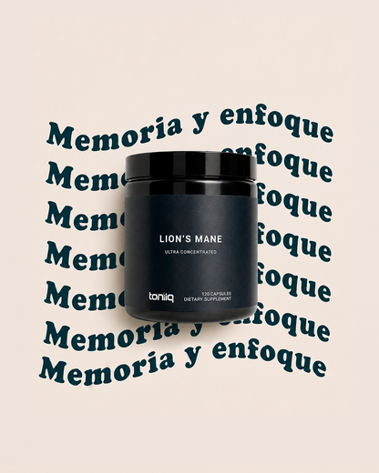 Lion's Mane Toniiq - Melena de León | Extracto 10:1 de ultra alta potencia con polisacáridos al 30% - altamente concentrado y bioactivo