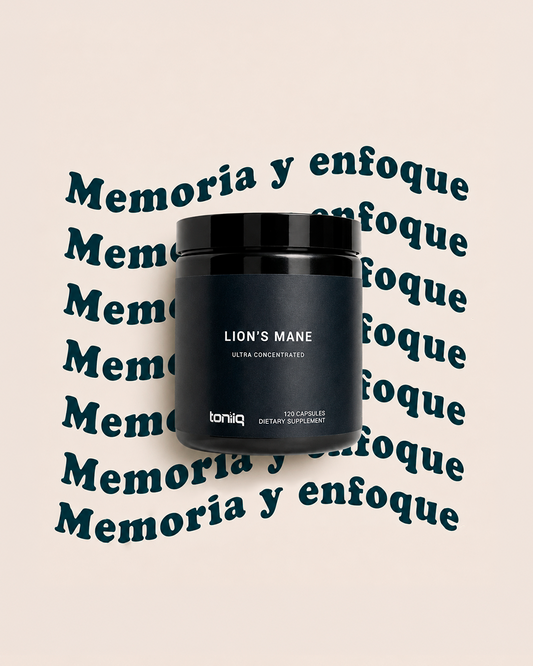 Lion's Mane Toniiq - Melena de León | Extracto 10:1 de ultra alta potencia con polisacáridos al 30% - altamente concentrado y bioactivo