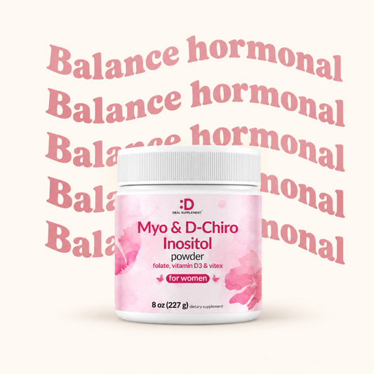 Myo-Inositol y D-Chiro Inositol 40:1 en Polvo con Vitex, Metilfolato y Vitamina D3