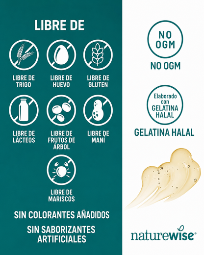 Omega 3 Extra fuerte | 600 EPA y 400 DHA con Vitamina E | Apoyo para la salud del corazón y el cerebro