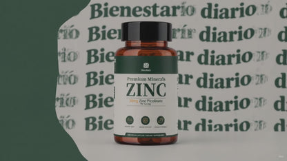 Picolinato de Zinc 30 mg BienRaíz | 120 Cápsulas Veganas