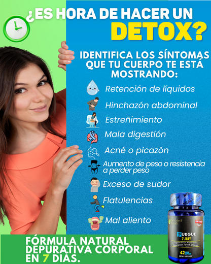 Purgante Natural PURGUE | Tratamiento 7 días | 42 caps
