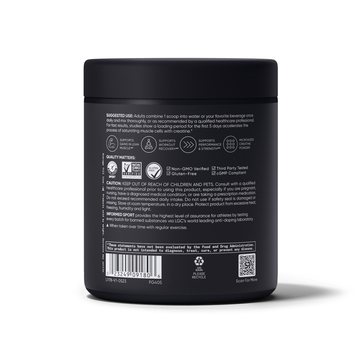 Sports Research Creatina Monohidratada Micronizada