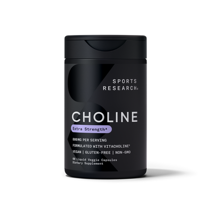 Sports Research Colina 800 mg con VitaCholine®
