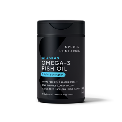 Sports Research Omega-3 de Abadejo de Alaska 1.250 mg