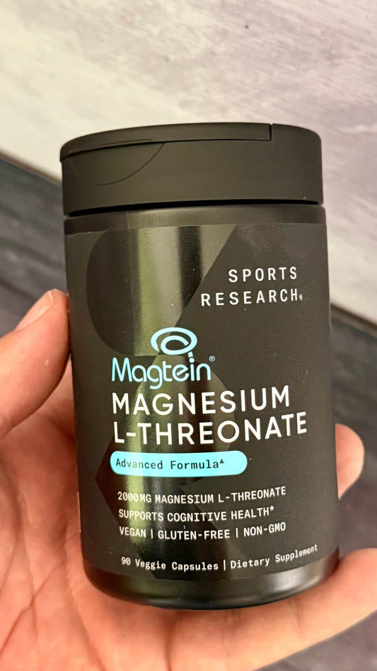 Sports Research Mag LT: L-Treonato de Magnesio con Magtein®, 90 cápsulas